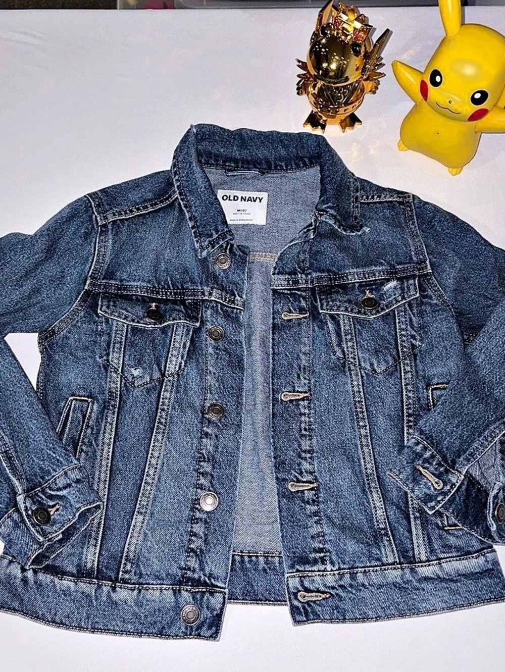 Old Navy Denim Jacket in Blue Size Medium Like New